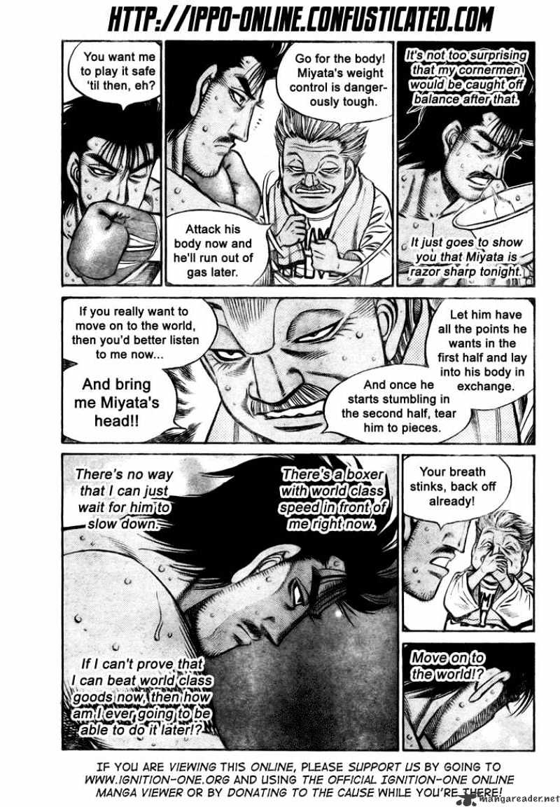 Hajime no Ippo: Fighting Spirit, Chapter 824 image 03